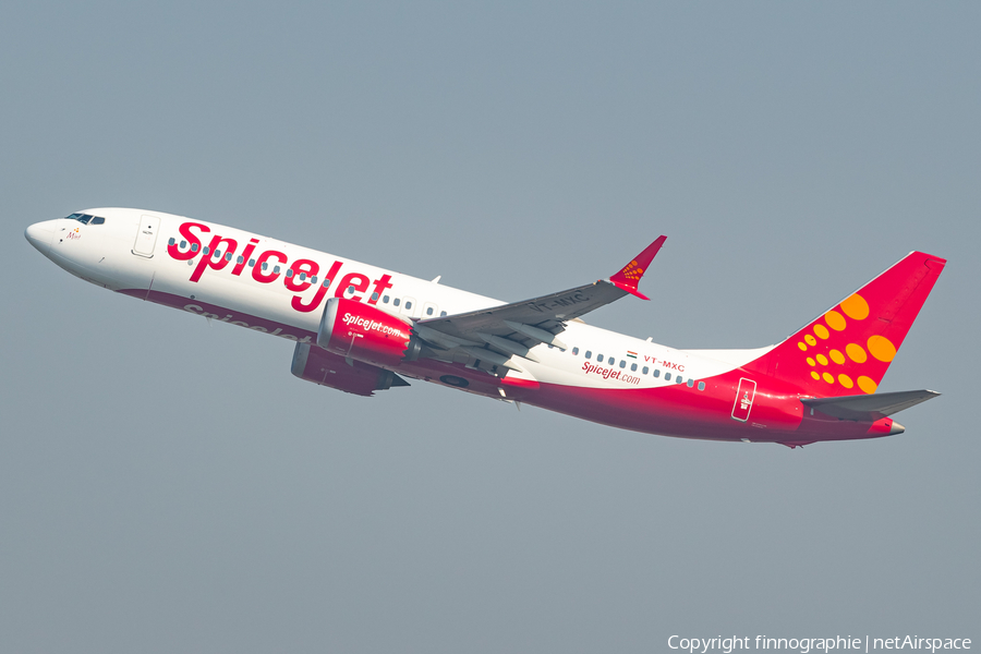 SpiceJet Boeing 737-8 MAX (VT-MXC) | Photo 541892