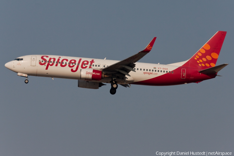 SpiceJet Boeing 737-86J (VT-SGX) | Photo 416411