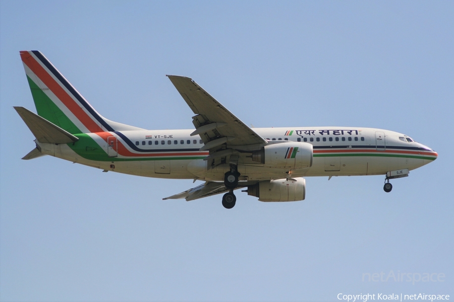 Air Sahara Boeing 737-7Q8 (VT-SJE) | Photo 552422