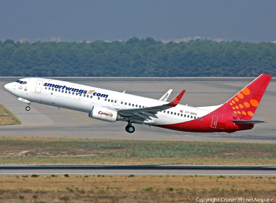 SmartWings Boeing 737-8GJ (VT-SPQ) | Photo 89265