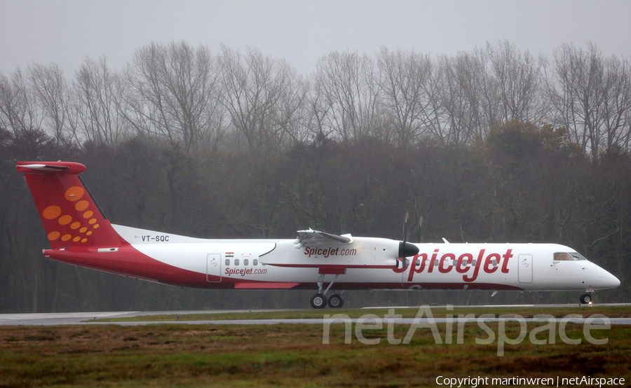 SpiceJet Bombardier DHC-8-402Q (VT-SQC) | Photo 282236