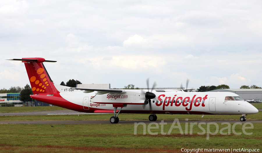 SpiceJet Bombardier DHC-8-402Q (VT-SQH) | Photo 317177