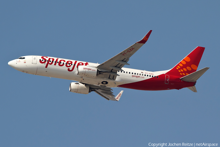 SpiceJet Boeing 737-86N (VT-SZH) | Photo 48713