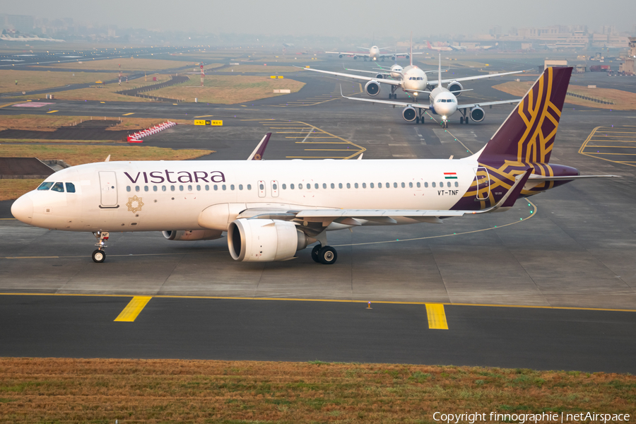 Vistara Airbus A320-251N (VT-TNF) | Photo 541871