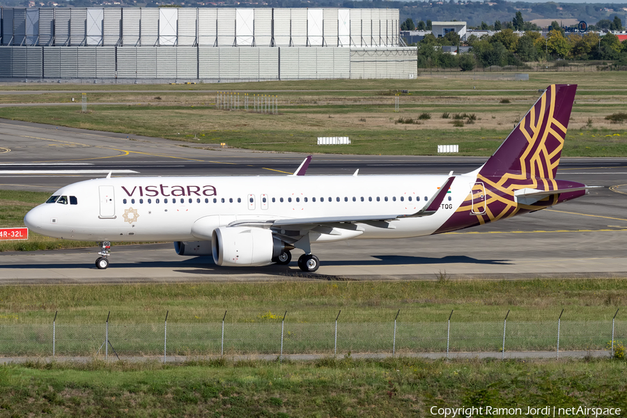 Vistara Airbus A320-251N (VT-TQG) | Photo 476363