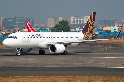 Vistara Airbus A320-251N (VT-TQK) at  Mumbai - Chhatrapati Shivaji International, India