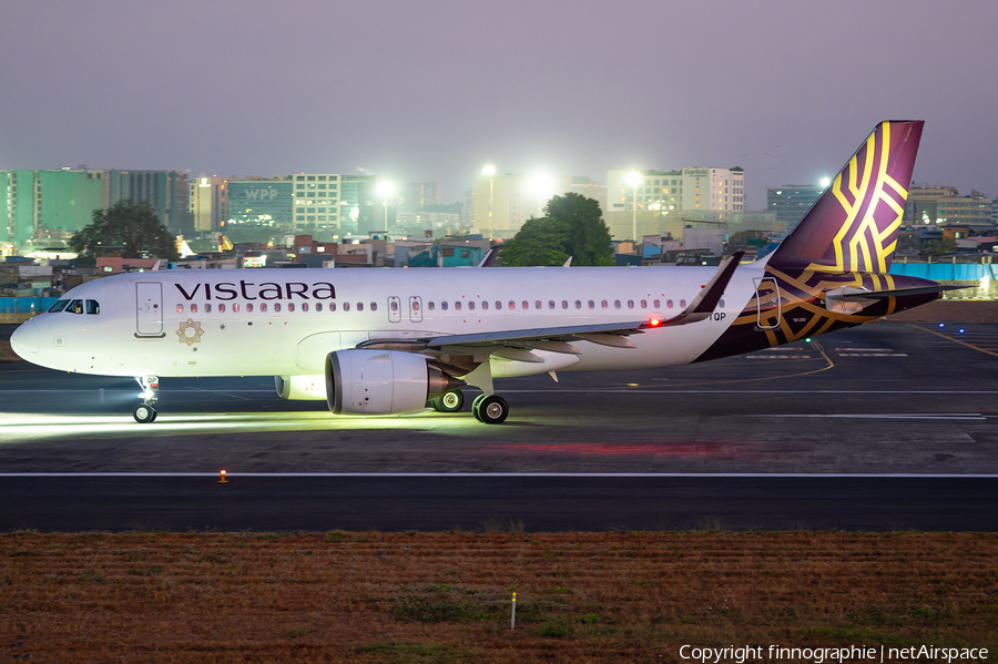 Vistara Airbus A320-251N (VT-TQP) | Photo 608646