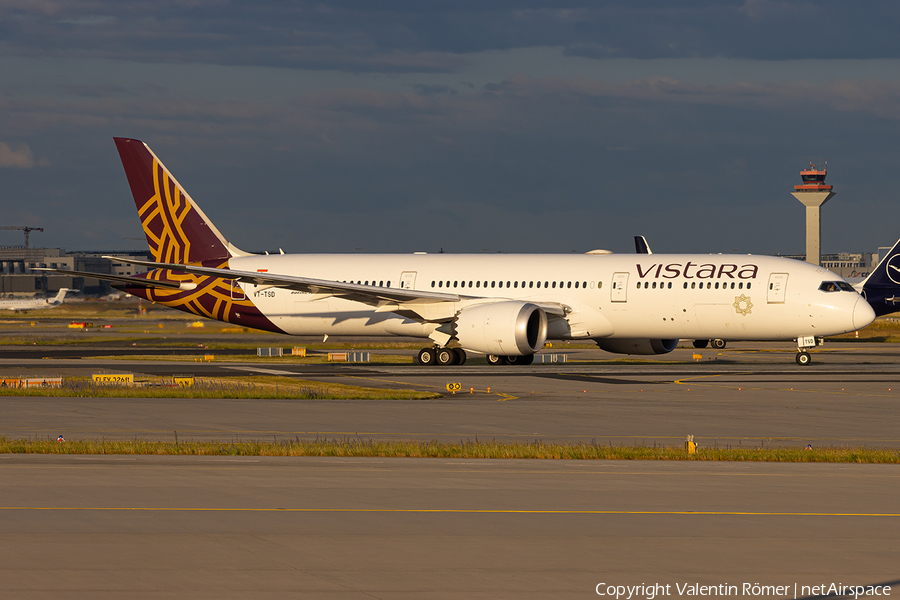 Vistara Boeing 787-9 Dreamliner (VT-TSD) | Photo 632302