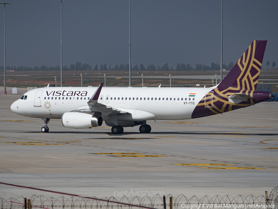 Vistara Airbus A320-232 (VT-TTG) | Photo 149093