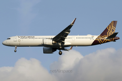 Vistara Airbus A321-251NX (VT-TVD) at  Singapore - Changi, Singapore