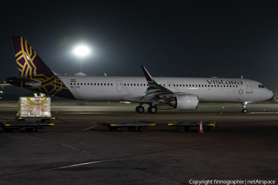 Vistara Airbus A321-251NX (VT-TVE) | Photo 537556