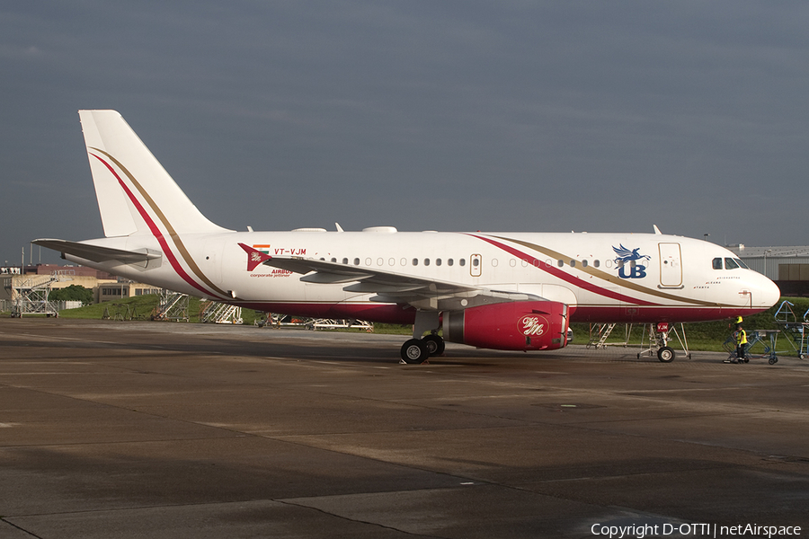 Kingfisher Airlines Airbus A319-133X CJ (VT-VJM) | Photo 387979