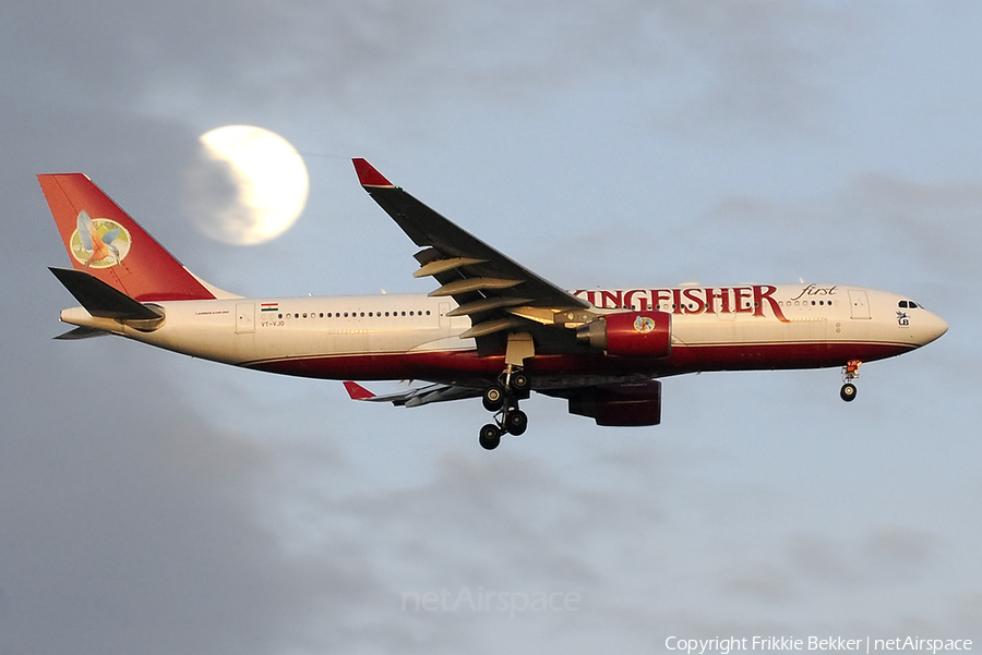 Kingfisher Airlines Airbus A330-223 (VT-VJO) | Photo 28228