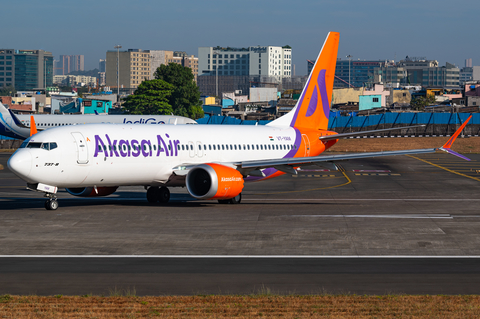 Akasa Air Boeing 737-8 MAX (VT-YAM) at  Mumbai - Chhatrapati Shivaji International, India