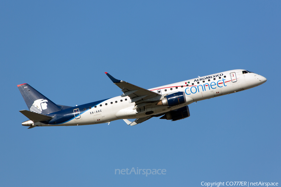 AeroMexico Connect Embraer ERJ-190AR (ERJ-190-100IGW) (XA-AAC) | Photo 31743