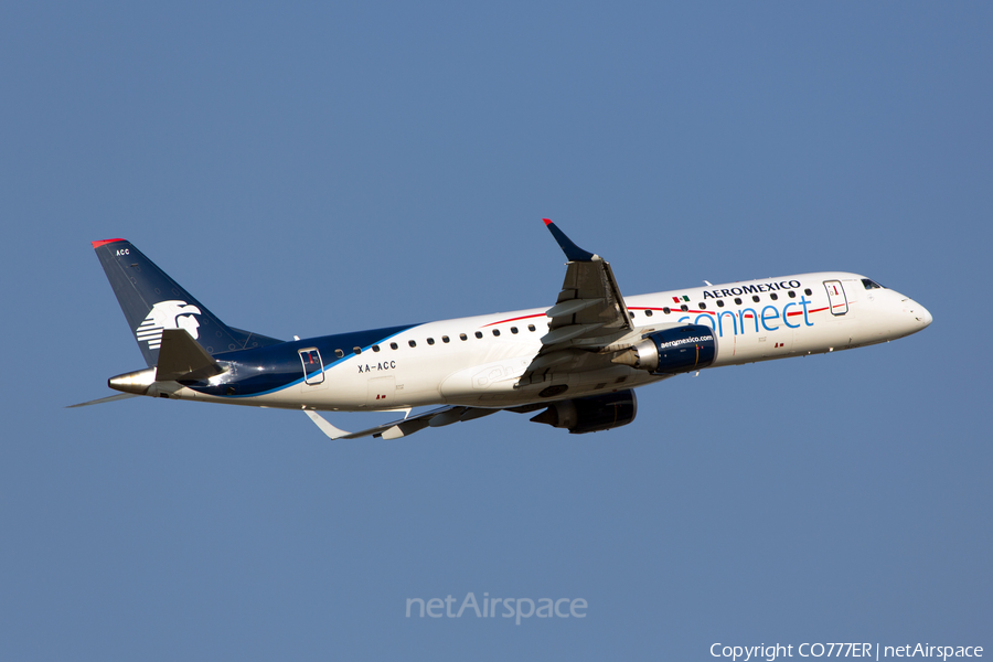 AeroMexico Connect Embraer ERJ-190AR (ERJ-190-100IGW) (XA-ACC) | Photo 33777
