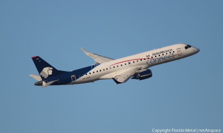 AeroMexico Connect Embraer ERJ-190LR (ERJ-190-100LR) (XA-ACE) | Photo 408417