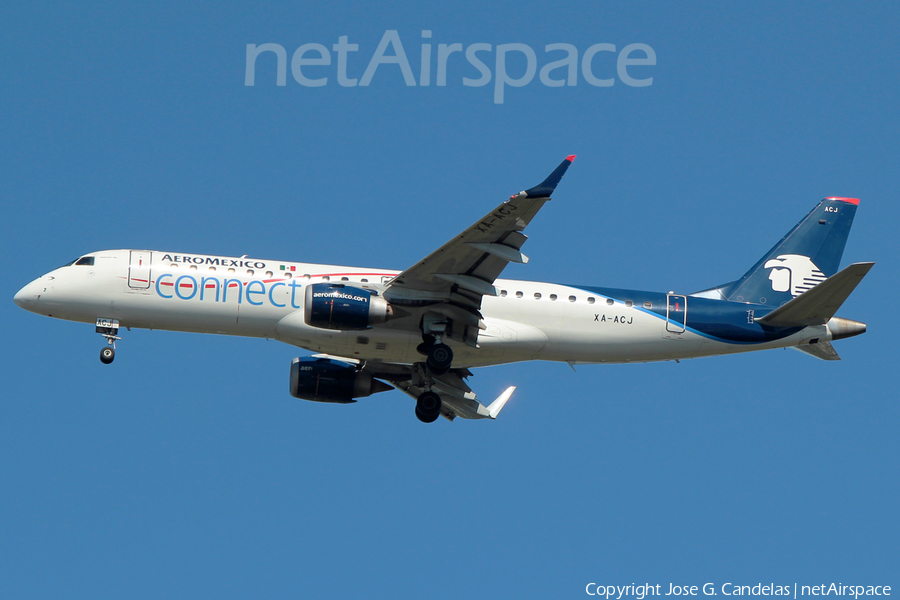 AeroMexico Connect Embraer ERJ-190LR (ERJ-190-100LR) (XA-ACJ) | Photo 115439