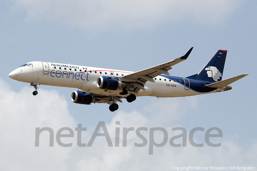 AeroMexico Connect Embraer ERJ-190LR (ERJ-190-100LR) (XA-ACK) | Photo 247685