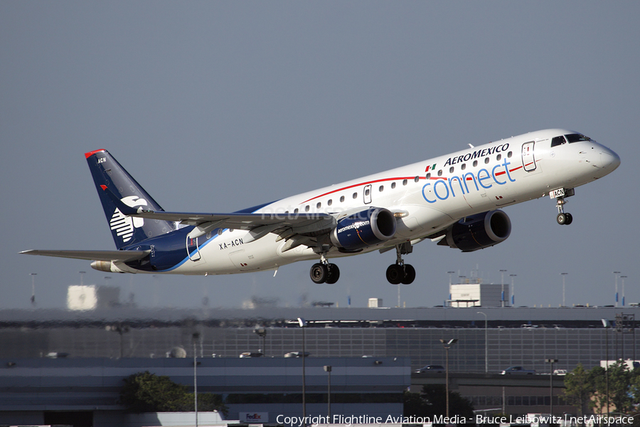 AeroMexico Connect Embraer ERJ-190LR (ERJ-190-100LR) (XA-ACN) | Photo 87358