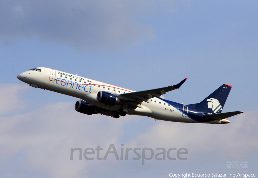 AeroMexico Connect Embraer ERJ-190LR (ERJ-190-100LR) (XA-ACS) | Photo 161060