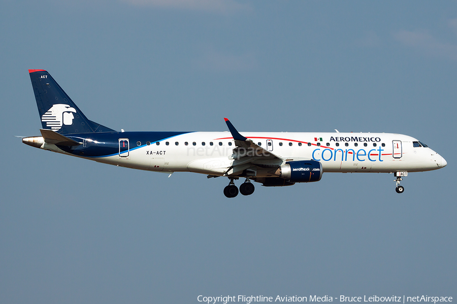 AeroMexico Connect Embraer ERJ-190LR (ERJ-190-100LR) (XA-ACT) | Photo 93158