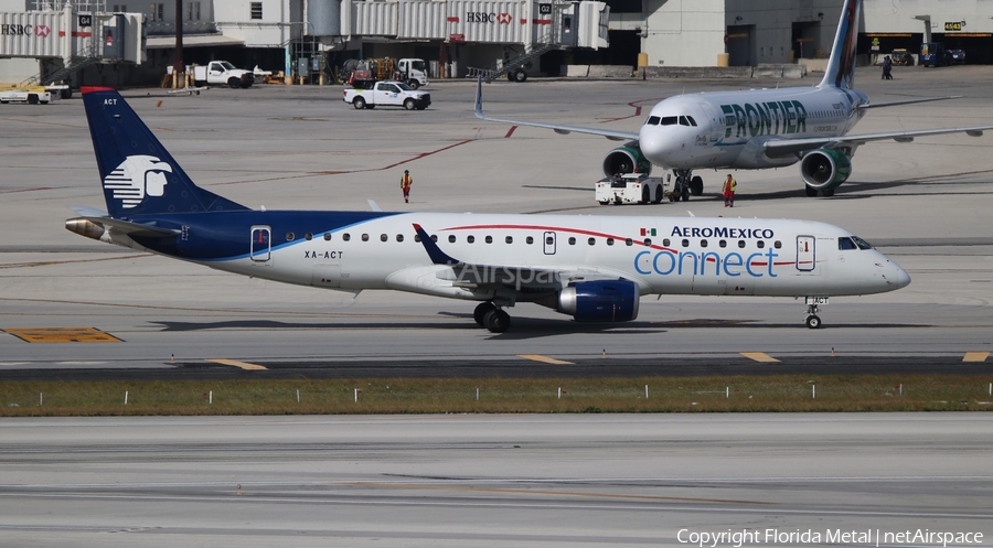 AeroMexico Connect Embraer ERJ-190LR (ERJ-190-100LR) (XA-ACT) | Photo 408419