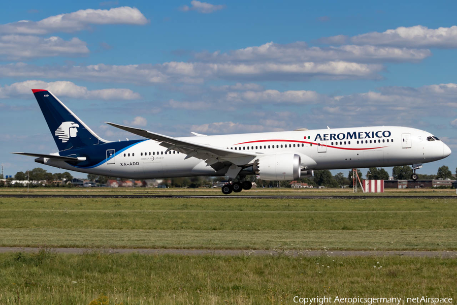 AeroMexico Boeing 787-9 Dreamliner (XA-ADD) | Photo 397642