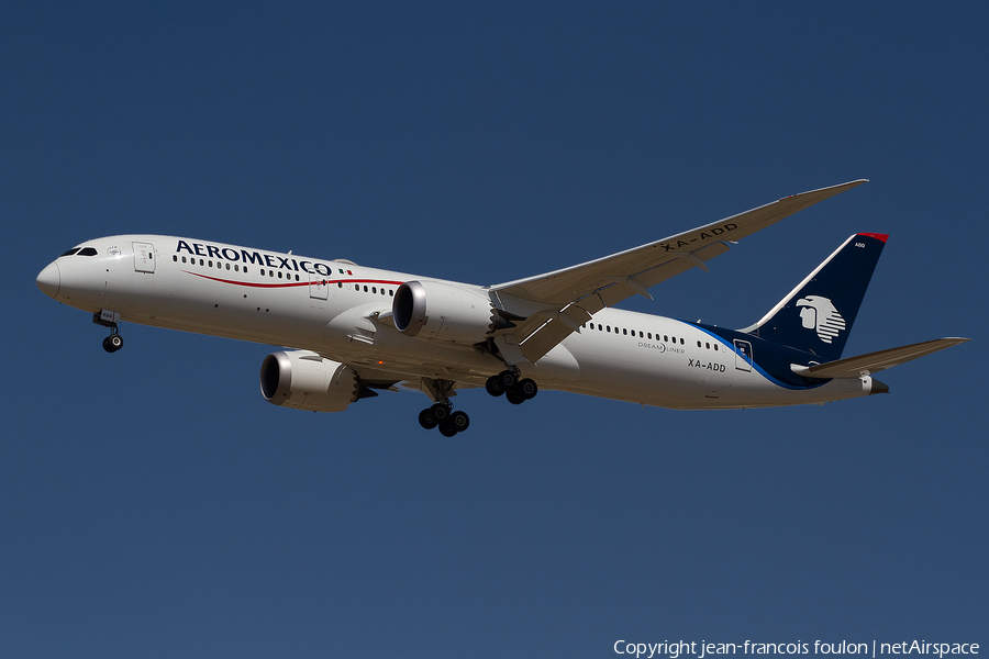 AeroMexico Boeing 787-9 Dreamliner (XA-ADD) | Photo 258440