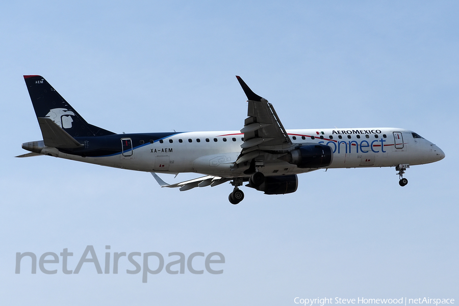 AeroMexico Connect Embraer ERJ-190LR (ERJ-190-100LR) (XA-AEM) | Photo 659949
