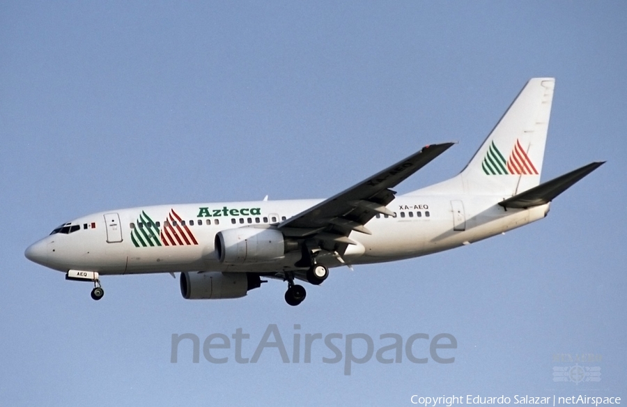 Lineas Aereas Azteca Boeing 737-7EA (XA-AEQ) | Photo 168849