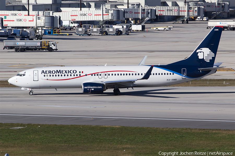 AeroMexico Boeing 737-852 (XA-AMB) | Photo 39323