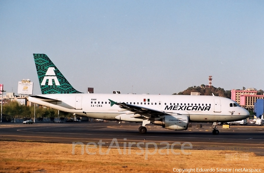 Mexicana Airbus A319-112 (XA-CMA) | Photo 164018