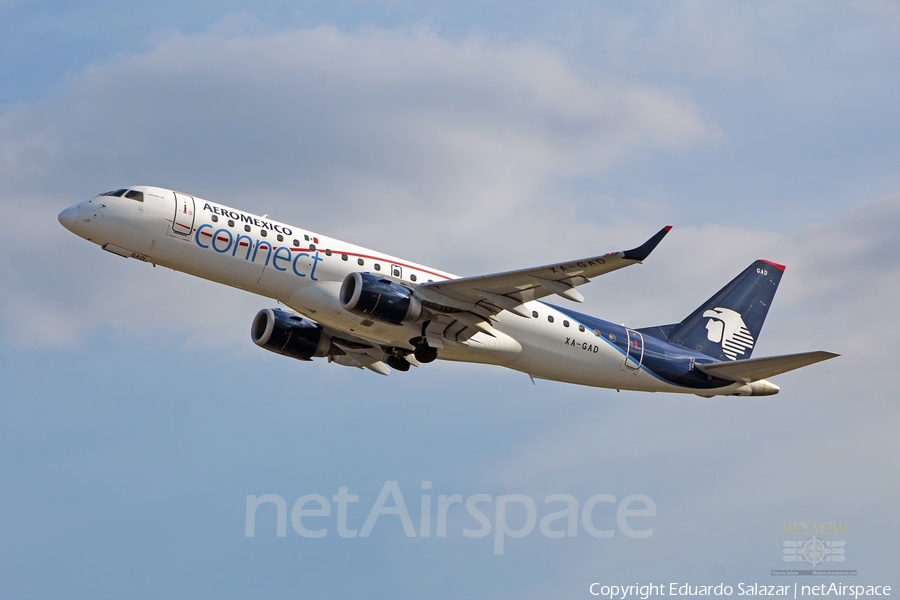 AeroMexico Connect Embraer ERJ-190LR (ERJ-190-100LR) (XA-GAD) | Photo 383077