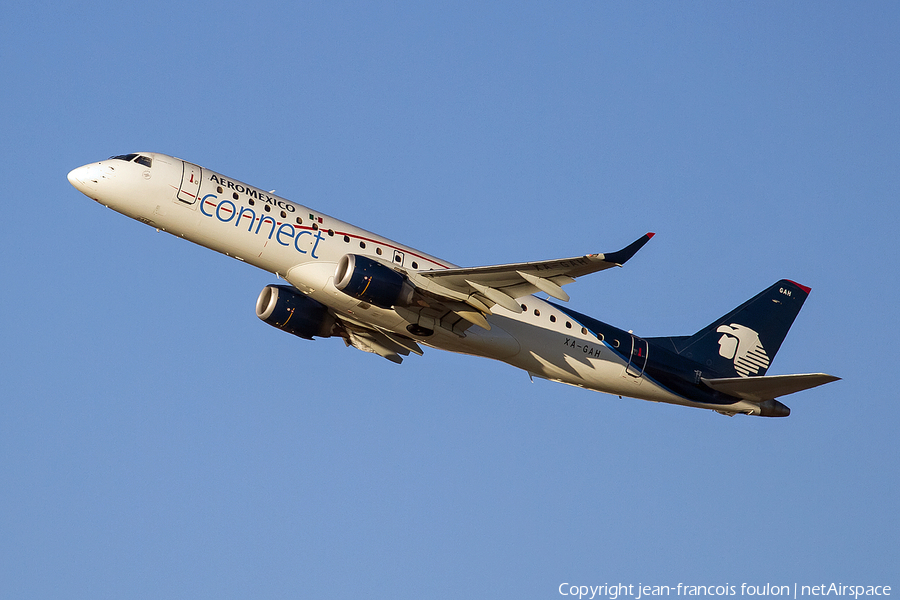 AeroMexico Connect Embraer ERJ-190AR (ERJ-190-100IGW) (XA-GAH) | Photo 224833