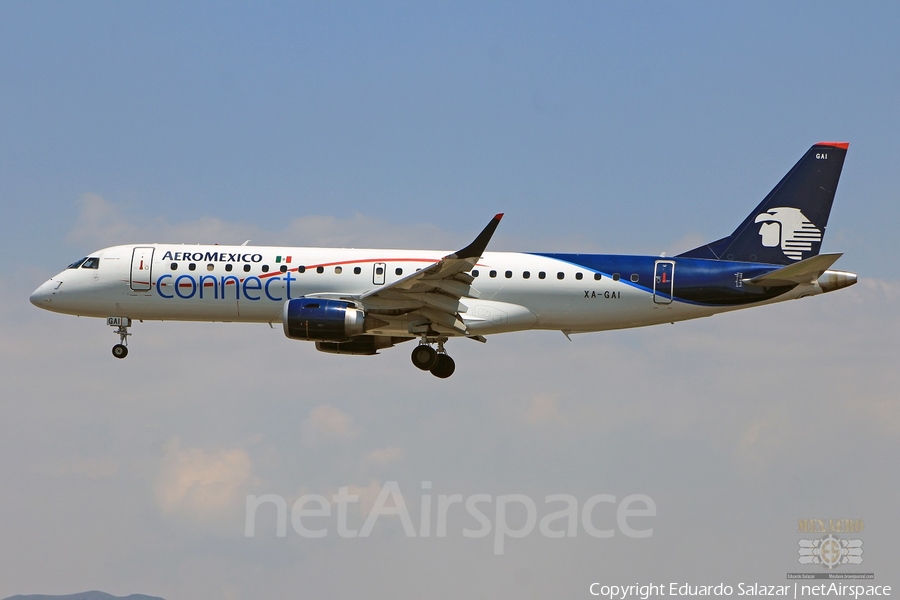 AeroMexico Connect Embraer ERJ-190LR (ERJ-190-100LR) (XA-GAI) | Photo 301465