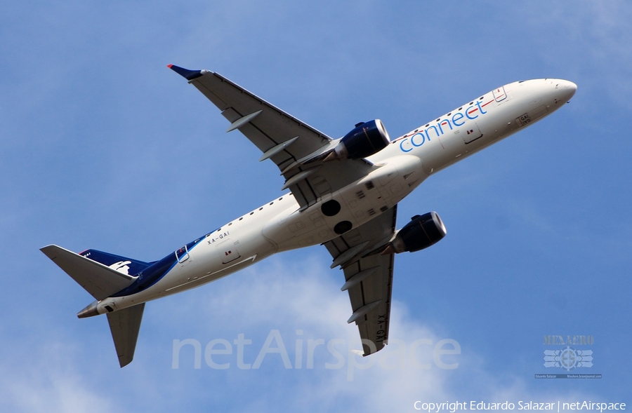 AeroMexico Connect Embraer ERJ-190LR (ERJ-190-100LR) (XA-GAI) | Photo 362792