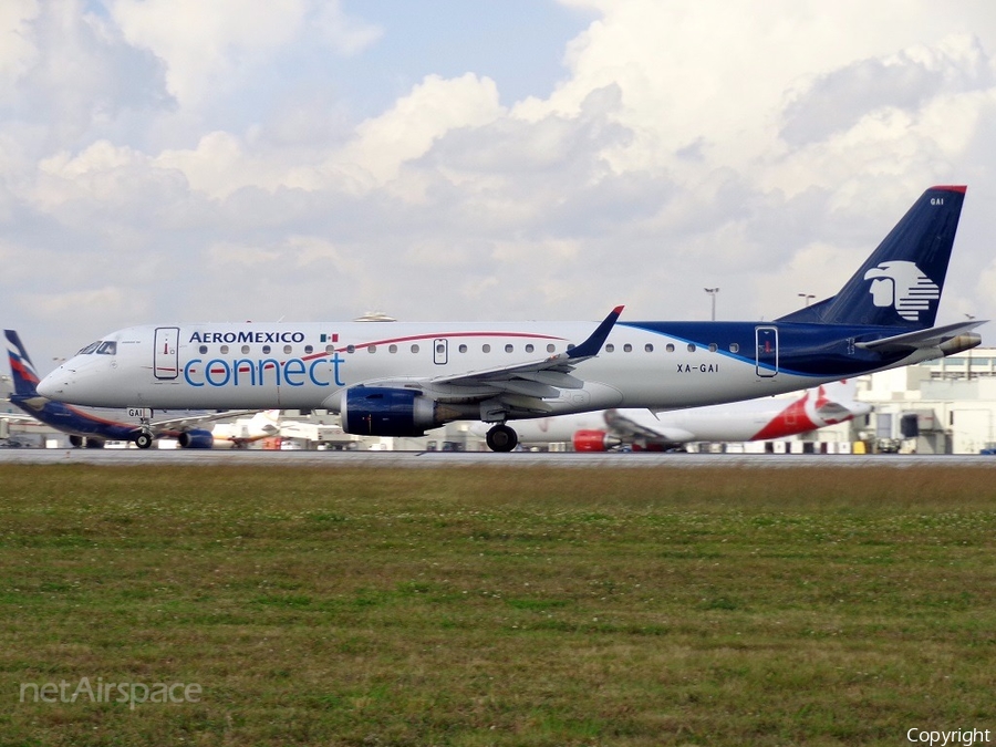 AeroMexico Connect Embraer ERJ-190LR (ERJ-190-100LR) (XA-GAI) | Photo 146363