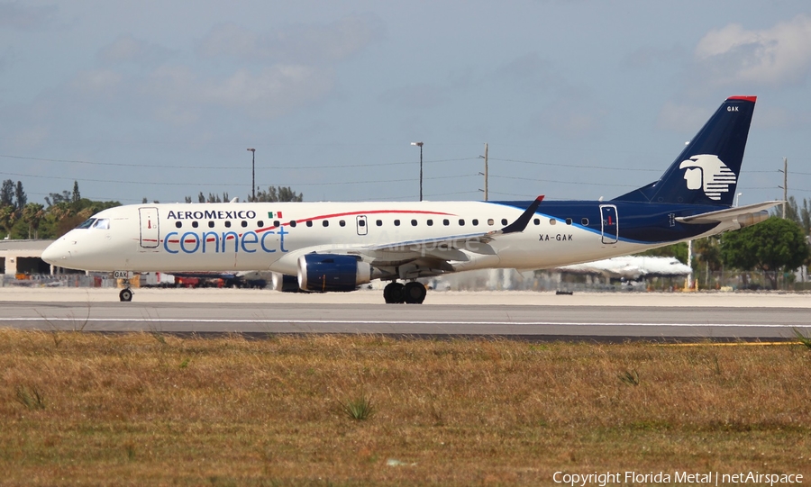 AeroMexico Connect Embraer ERJ-190LR (ERJ-190-100LR) (XA-GAK) | Photo 321911