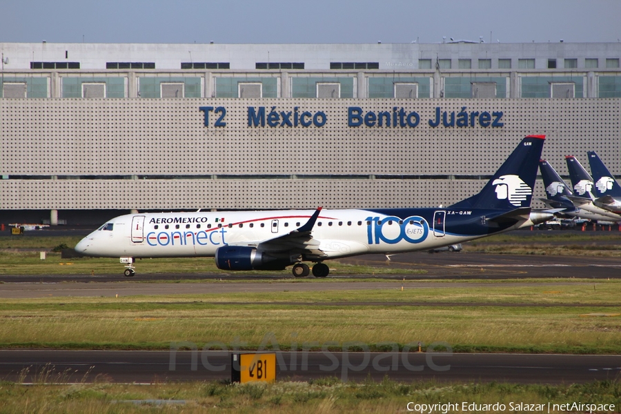 AeroMexico Connect Embraer ERJ-190LR (ERJ-190-100LR) (XA-GAW) | Photo 89750