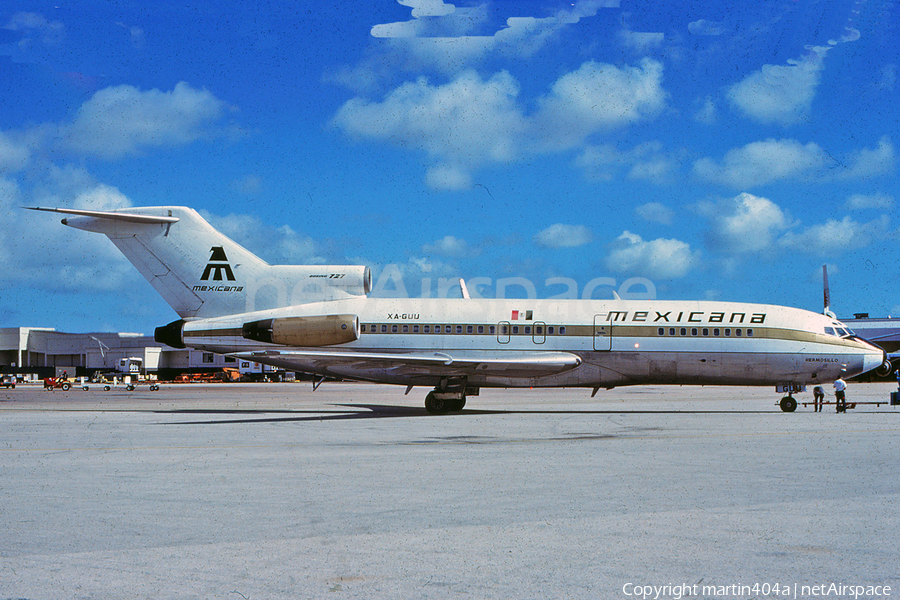 Mexicana Boeing 727-17 (XA-GUU) | Photo 34785