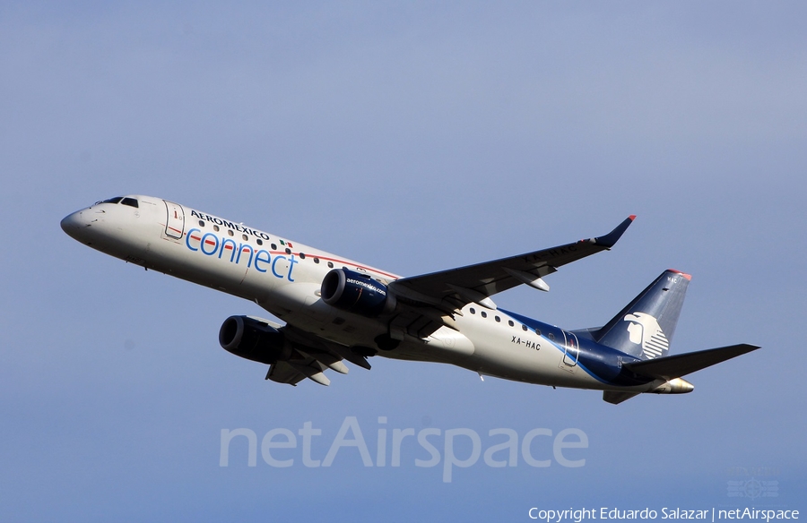 AeroMexico Connect Embraer ERJ-190LR (ERJ-190-100LR) (XA-HAC) | Photo 164486