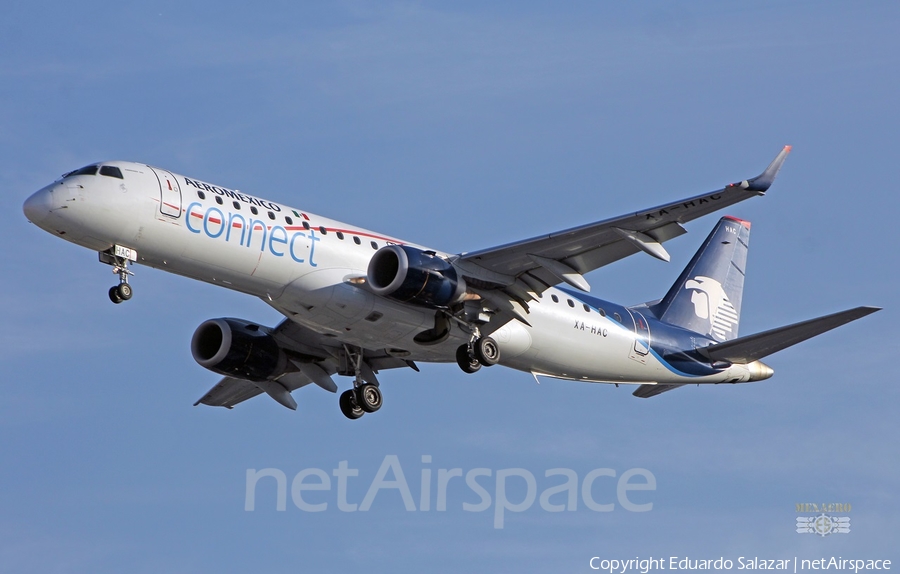 AeroMexico Connect Embraer ERJ-190LR (ERJ-190-100LR) (XA-HAC) | Photo 461774