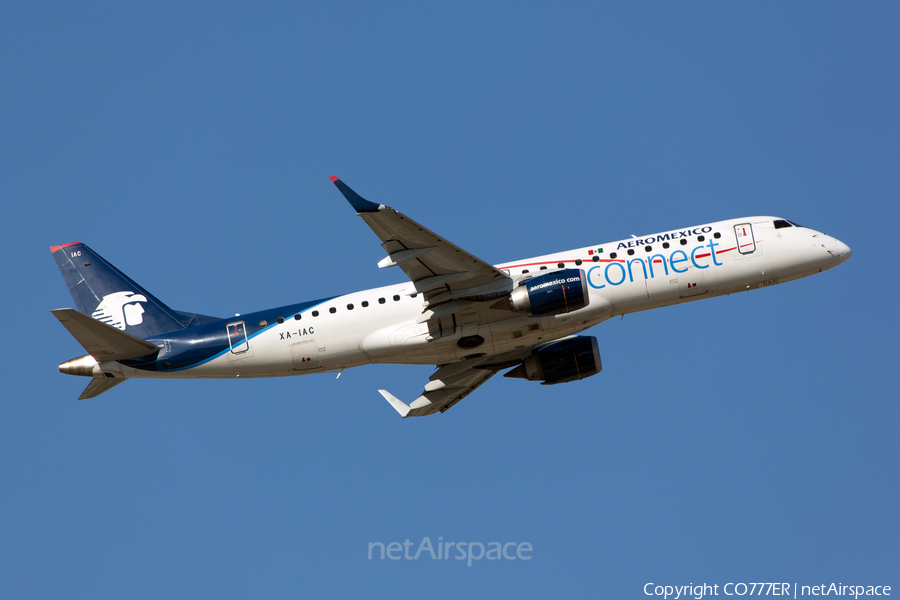 AeroMexico Connect Embraer ERJ-190LR (ERJ-190-100LR) (XA-IAC) | Photo 46917
