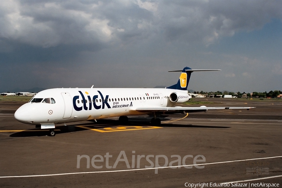 Click Mexicana Fokker 100 (XA-KXJ) | Photo 152481