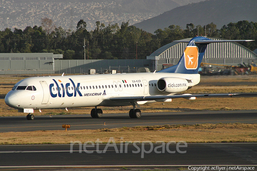Click Mexicana Fokker 100 (XA-KXR) | Photo 196558