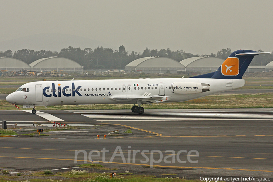 Click Mexicana Fokker 100 (XA-MRH) | Photo 198370