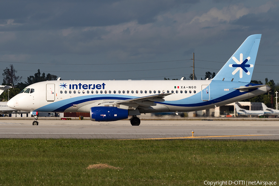 Interjet Sukhoi Superjet 100-95B (XA-NGO) | Photo 134497