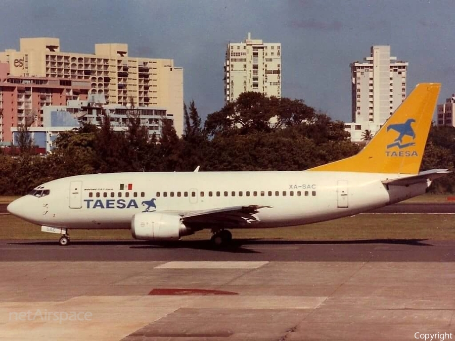 TAESA Lineas Aéreas Boeing 737-5Y0 (XA-SAC) | Photo 73257
