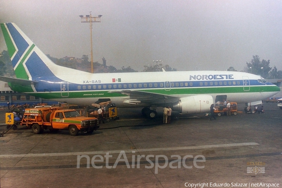 Aviacion Del Noroeste Boeing 737-5Y0 (XA-SAS) | Photo 249612